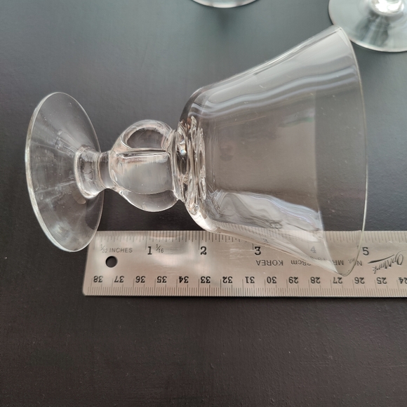 6 | 6 oz | Seneca Ingrid Stahl tall sherbet glasses - Picture 3 of 12